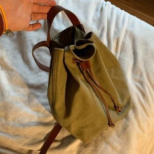 Madewell | Green Backpack Bag